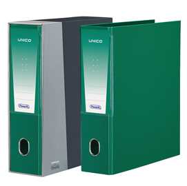 Registratore Unico c/custodia verde dorso 8cm f.to protocollo Favori