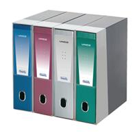Registratore Unico c/custodia bordeaux metal dorso 8cm f.to protocol