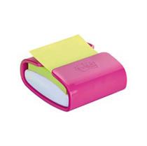 DISPENSER PRO fucsia +1 Post-itÂ Super Sticky Z-Notes fuxia 76x76mm