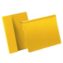 50 buste identificazione con aletta 210x148mm (A5-oriz) 1722 Giallo