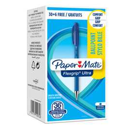 Special pack 30+ 6 penna sfera scatto FLEXGRIP ULTRA 1.0 blu PAPERMA