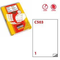 Poliestere adesivo C/503 trasparente opaco 50fg A4 210x297mm (1et/fg