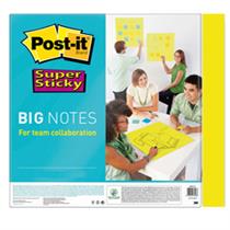 Blocco 30 fogli Post-itÂ Super Sticky 279x279mm Big Notes Giallo BN1