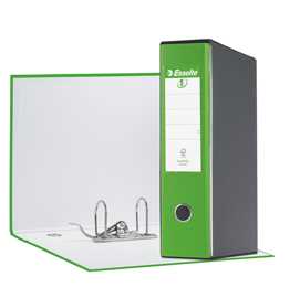 Registratore EUROFILE G55 verde vivida dorso 8cm f.to protocollo ESS