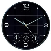 Orologio da parete Ã˜30,5cm con 4 fusi On Time Unilux