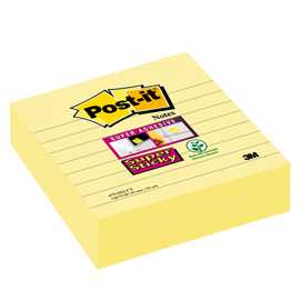 BLOCCO 70fg Post-itÂ Giallo Canaryâ„¢ 101x101mm A RIGHE f.to XL 675-