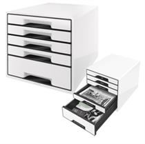 Cassettiera drawer Cabinet CUBE 5 bianco Leitz