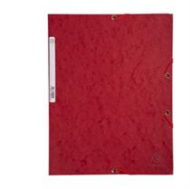 CARTELLA CON ELASTICO 24x32CM ROSSO CILIEGIA CARTONCINO LUSTRE' 425g