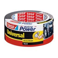 NASTRO ADESIVO 25mtx50mm NERO tesaÂ Extra Power Universal