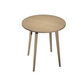 Tavolo alto tondo Ã˜100xH105cm Rovere/Rovere Woody
