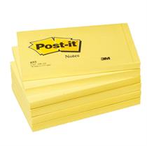 BLOCCO 100fg Post-itÂ Giallo Canaryâ„¢ 76x127mm 655