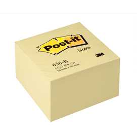 BLOCCO CUBO 450fg Post-itÂ Giallo Canaryâ„¢ 76x76mm 636-B