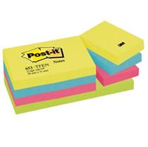 BLOCCO 100foglietti Post-itÂ 38x51mm 653-TFEN ENERGY 72GR ASSORTITO