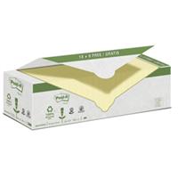 VALUE PACK 24 BLOCCO 100fg Post-itÂ CARTA RICICLATA GIALLO 76X76MM 6