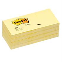 BLOCCO 100fg Post-it Giallo Canary 38x51mm