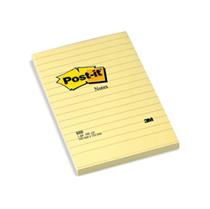 BLOCCO 100fg Post-itÂ Giallo Canaryâ„¢ 102x152mm GIALLO A RIGHE 660