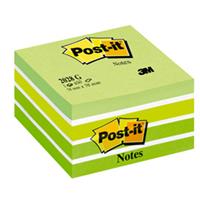 BLOCCO CUBO 450foglietti Post-itÂ 76x76mm 2028-G PASTELLO VERDE