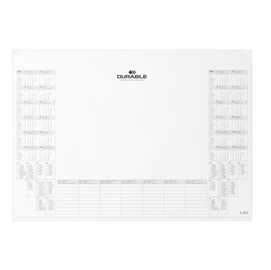 RICAMBIO 25FG CON CALENDARIO BIANNUALE 57x41cm DURABLE