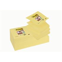 BLOCCO 90foglietti Post-itÂ Super Sticky Z-Notes Canaryâ„¢76x76mm R3