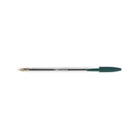 Scatola 50 penna sfera CRISTALÂ medio 1,0mm verde BICÂ