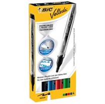 ASTUCCIO 4 MARCATORI P.TONDA Whiteboard VELLEDAÂ Liquid Ink Pocket B