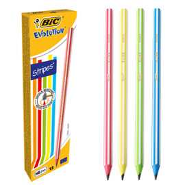 Scatola 12 matite Evolution Stripes BIC
