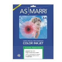 CARTA INKJET A4 10FG TRASFERIMENTO TERMICO x TESSUTI SCURI AS MARRI