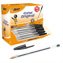 Dispenser value pack 90+10 penna sfera CRISTALÂ medio 1,0mm nero BIC