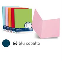 50 cartelline semplici LUCE 200gr 25x34cm blu cobalto FAVINI