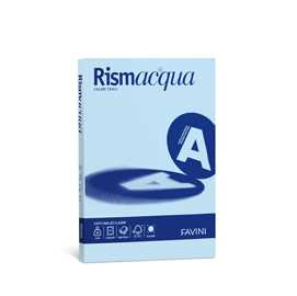 Carta RISMACQUA SMALL A4 90gr 100fg celeste 08 FAVINI