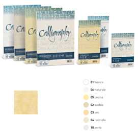 Carta CALLIGRAPHY PERGAMENA 90gr A4 50fg sabbia 02 FAVINI