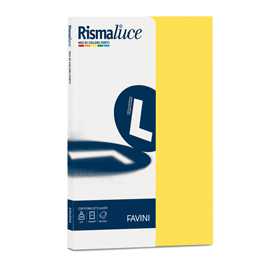 Carta RISMALUCE SMALL A4 200gr 50fg mix 5 colori FAVINI