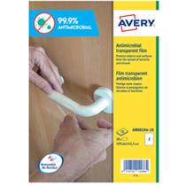 Adesivo antimicrobico in poliestere trasp. 10fg A4 199,6x143,5mm (2e