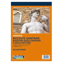 Blocco registro onorari/fatture ricevute sanitarie 50/50 autoric. DU