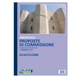 Blocco Proposte Commissione 50/50 copie autor. 29,7x21,5cm DU16721C0
