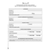 Modulo per conferimento/revoca deleghe cass.fisc. 29,7x21cm E0019 Ed