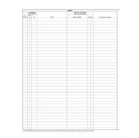 REGISTRO MERCI IN LAVORAZIONE 31X24 47PAG. E2286