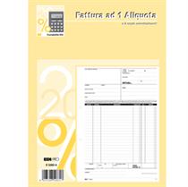 BLOCCO FATTURE 1 ALIQUOTA IVA 50/50 FOGLI AUTORIC. 29,7X21 E5283A