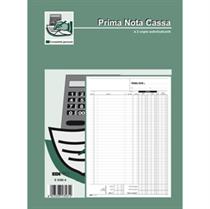 BLOCCO PRIMA NOTA CASSA ENTRATE/USCITE/IVA 50/50 FOGLI AUTORIC. 31X2