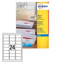 Etichetta adesiva J8159 bianca 25fg A4 63,5x33,9mm (24et/fg) inkjet