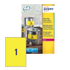 Poliestere adesivo L6111 giallo fluo 20fg A4 210x297mm (1et/fg) lase