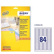 Etichette adesive L7656 bianche 25fg A4 46x11,1mm (84et/fg) inkjet/l