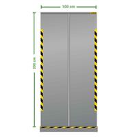 Divisorio roll up trasparente 100x200cm Jalema