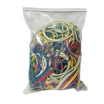 10 SACCHETTI da 100g di ELASTICO GOMMA MISURE e COLORI ASSORT. Marki