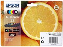 CONF. 5 CARTUCCE INK XL MULTIPACK 1 PER COLORE 33 ARANCE EASY MAIL