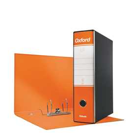 Registratore Oxford G85 - dorso 8 cm - protocollo - arancione - Esse