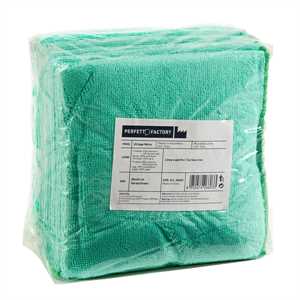Panni Microfibra 40x40- col. verde pack 10pz