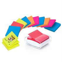 DISPENSER PRO POST-IT 76X76 COLORI ASSORTITI - 12 RICARICHE INCLUSE