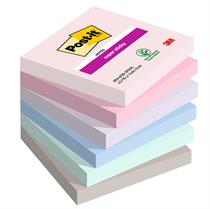 BLOCCO 90foglietti POST-IT colori assortiti 76x76 conf. 6 pezzi