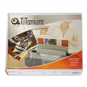 Cartelline termiche -3mm- bianco -Titanium scatola 50pz